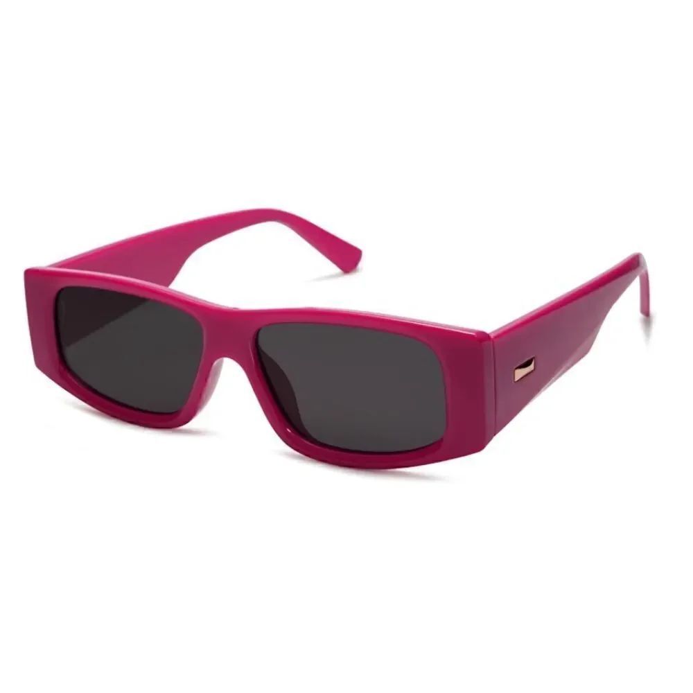 Retro Vintage Rectangular Sunglasses  - Picture 2 of 7